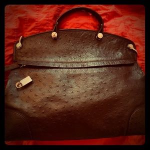 Furla Piper Large Top Handle Bag - Dark Brown